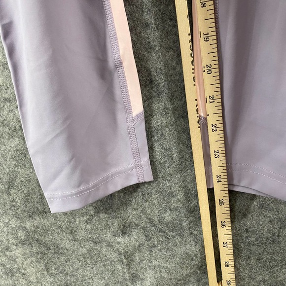 Outdoor Voices Leggings Medium High Rise Colorblock TechSweat Zoom Purple Pink - Picture 10 of 13